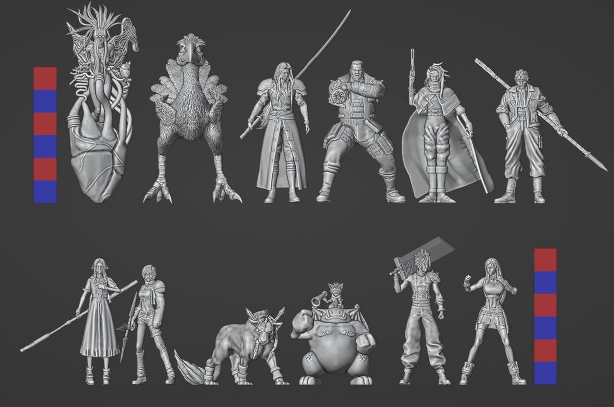 Final Fantasy 7   Elenco Principal