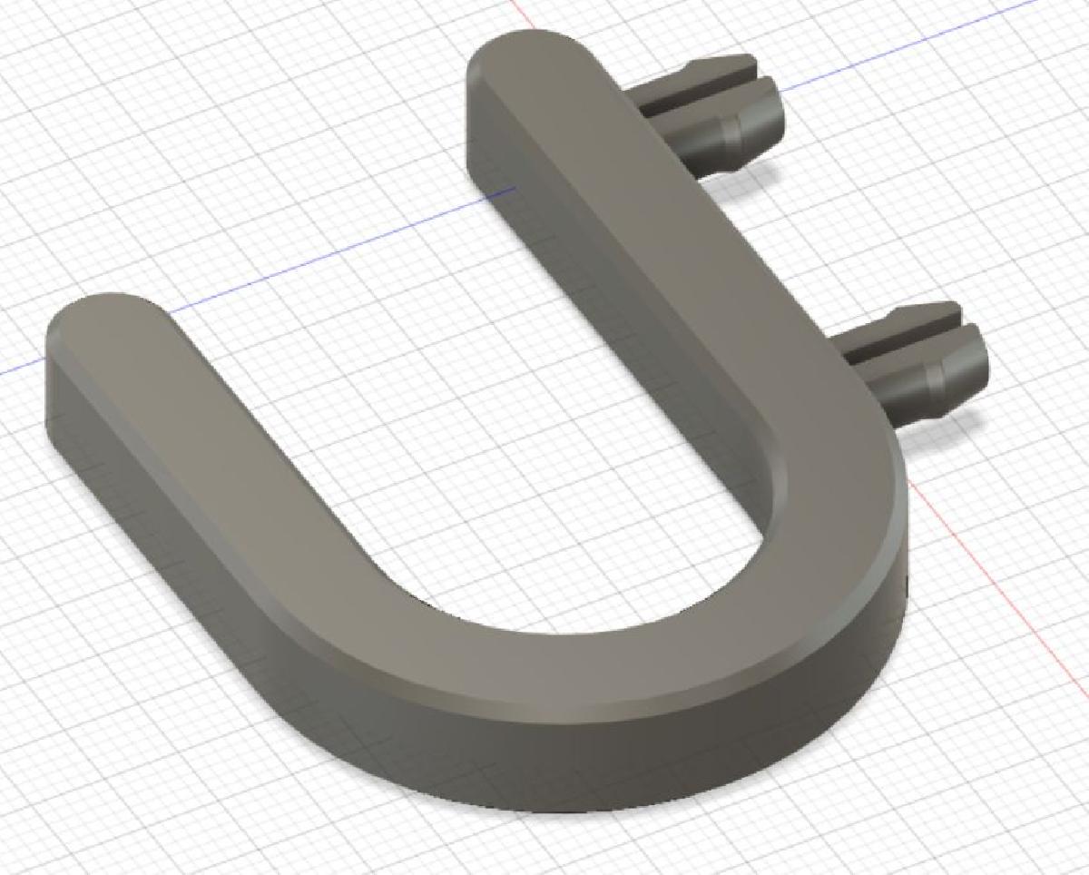 Clipe para Pegboard para Bastoes de Luta Kali (Escrima)