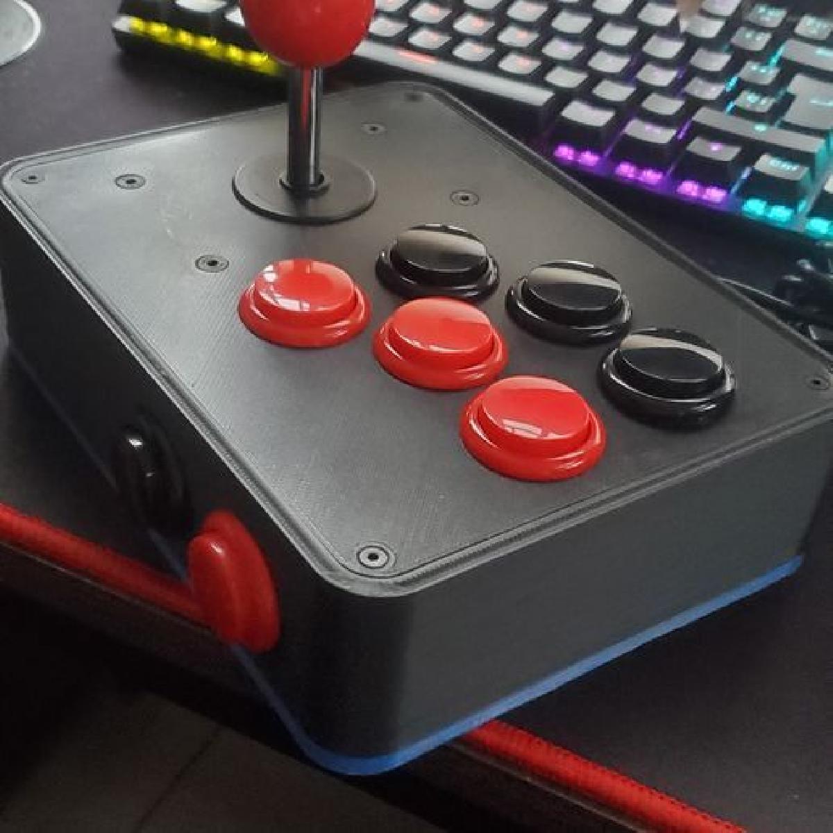 Controle de Joystick de Arcade
