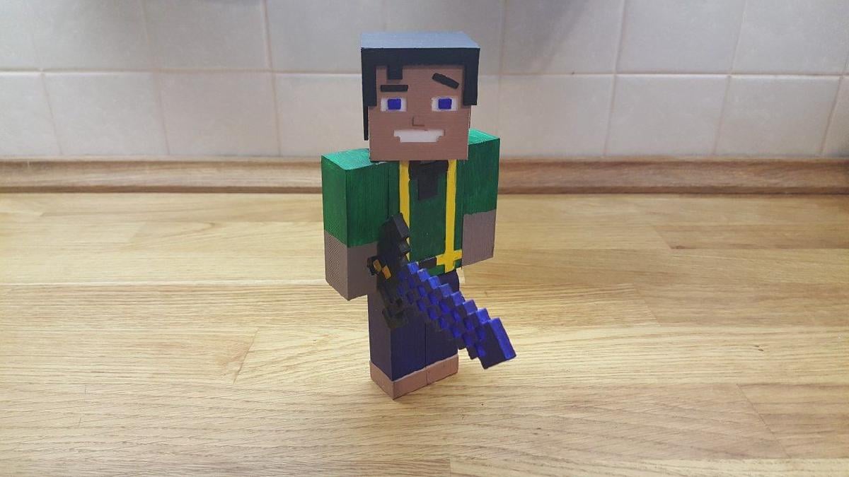 Pele do Steve no Minecraft