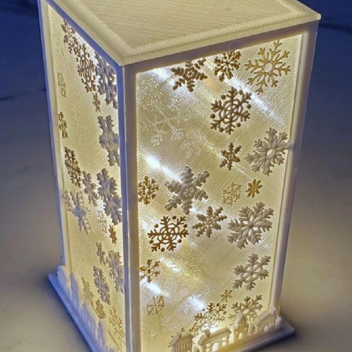 Lanterna de Floco de Neve