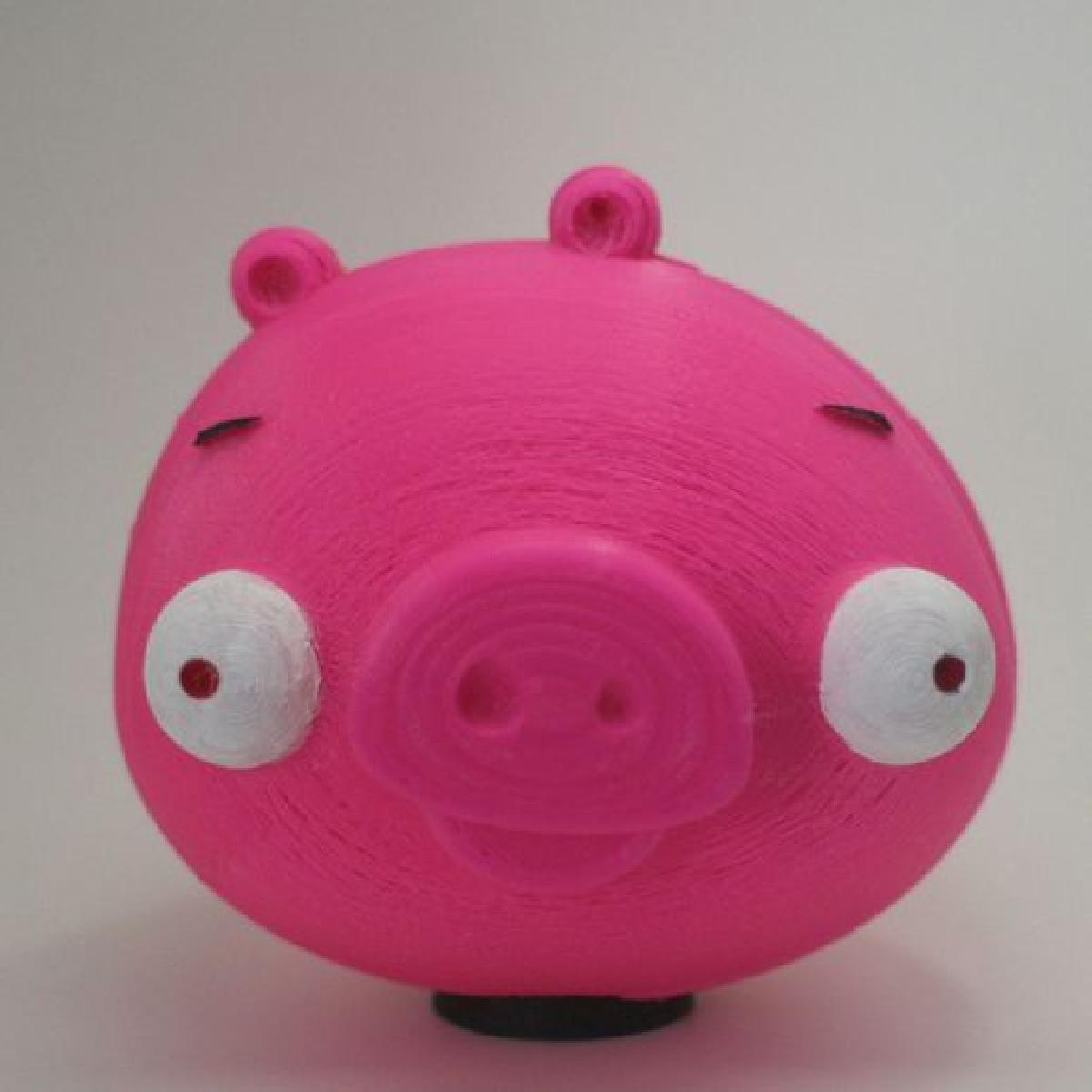 Impressao 3D para Caridade Cofrinho do Angry Birds