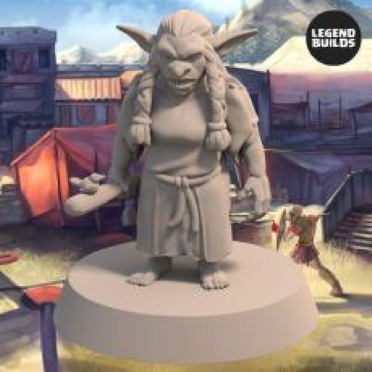 Luja O Goblin   Miniaturas Imprimiveis em 3D – Arquivo STL