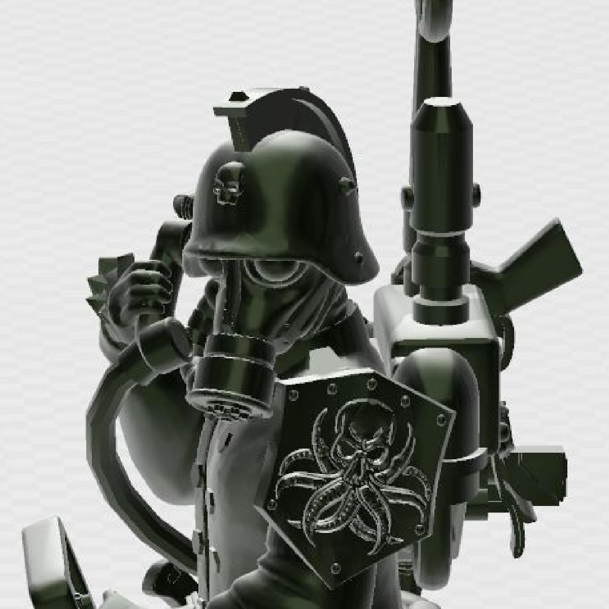 EXERCITO INTERESTELAR   23ª S.A.R. NYKURIAN   HOMENS MOLE   VOXMANN I