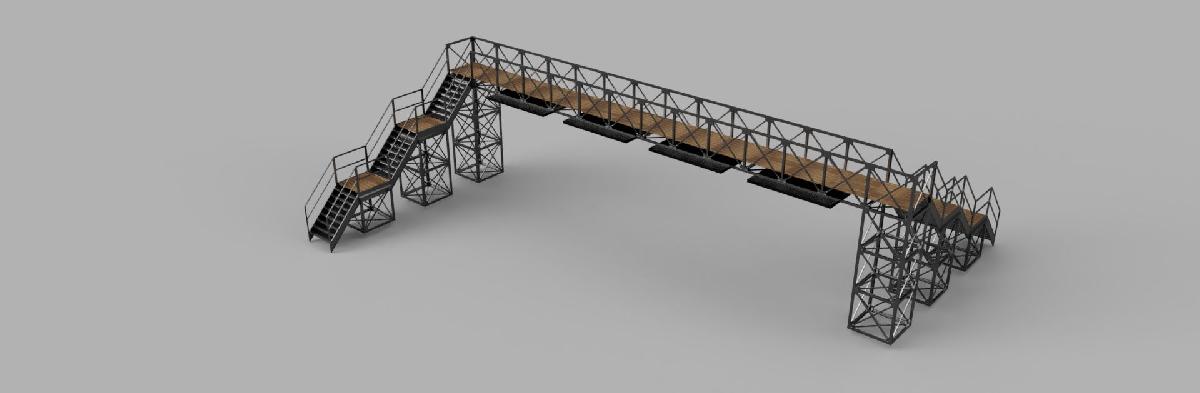 Ponte para pedestres 1:160