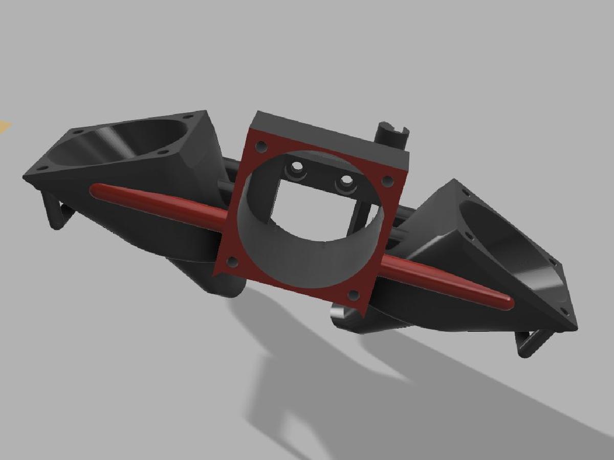 Triple Fang com novo design V3 para Alfawise U20