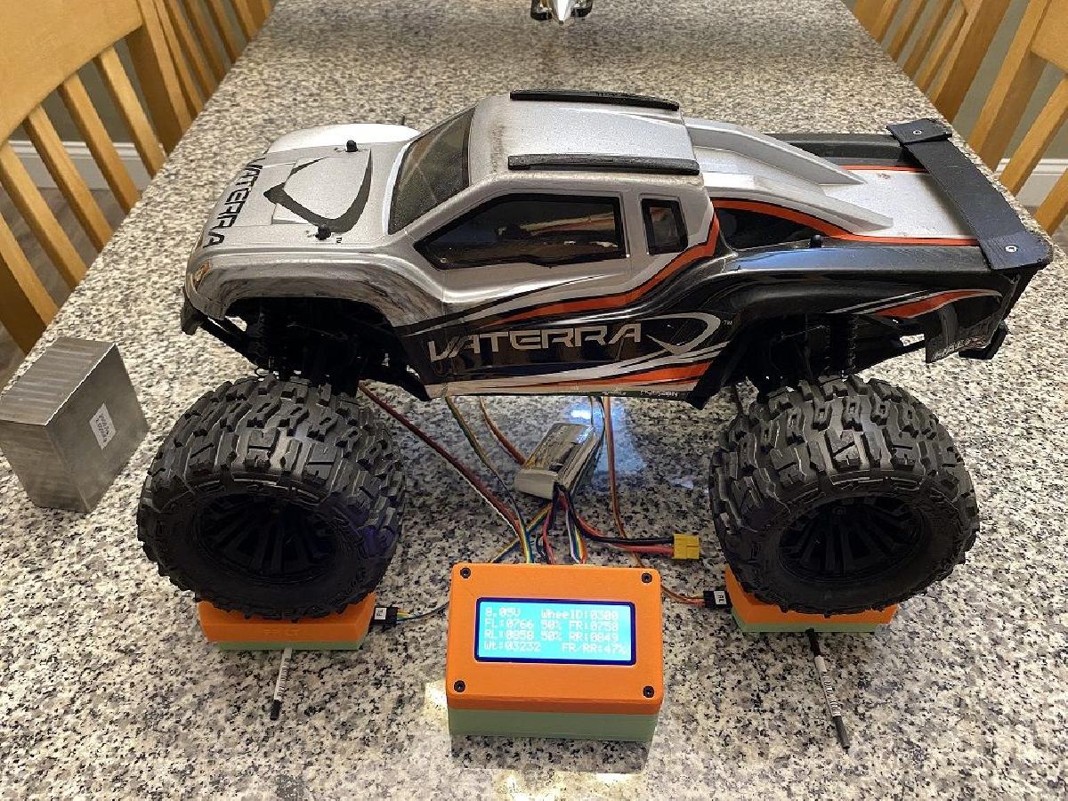 Escala de 4 Cantos para Carros ou Aeronaves RC