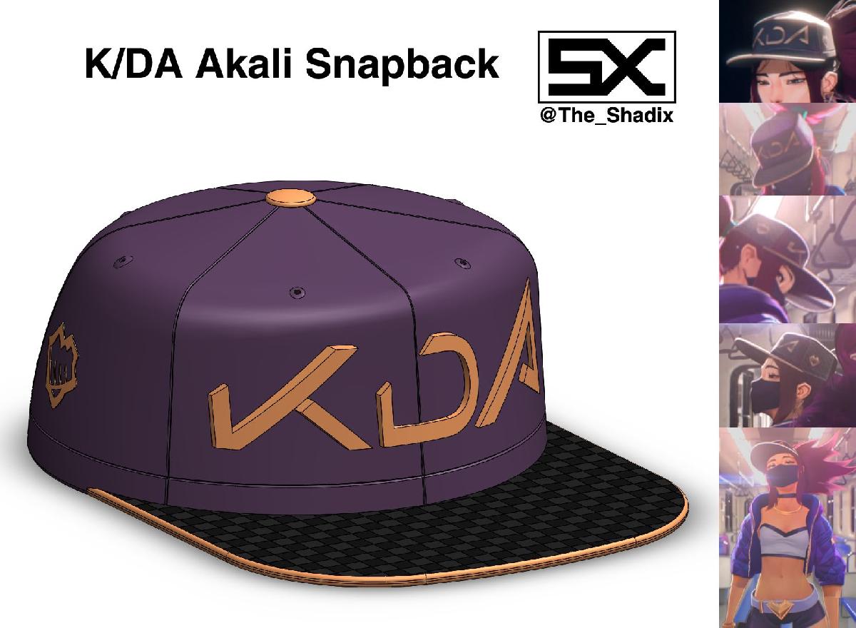 K/DA Akali Bone Snapback