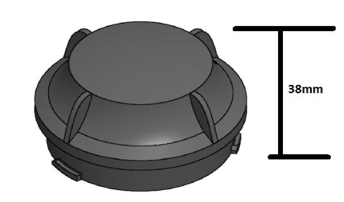PP TD20 Capa de poeira profunda para farol de lampada luz painel guarnicao servico extensao led tampa do farol