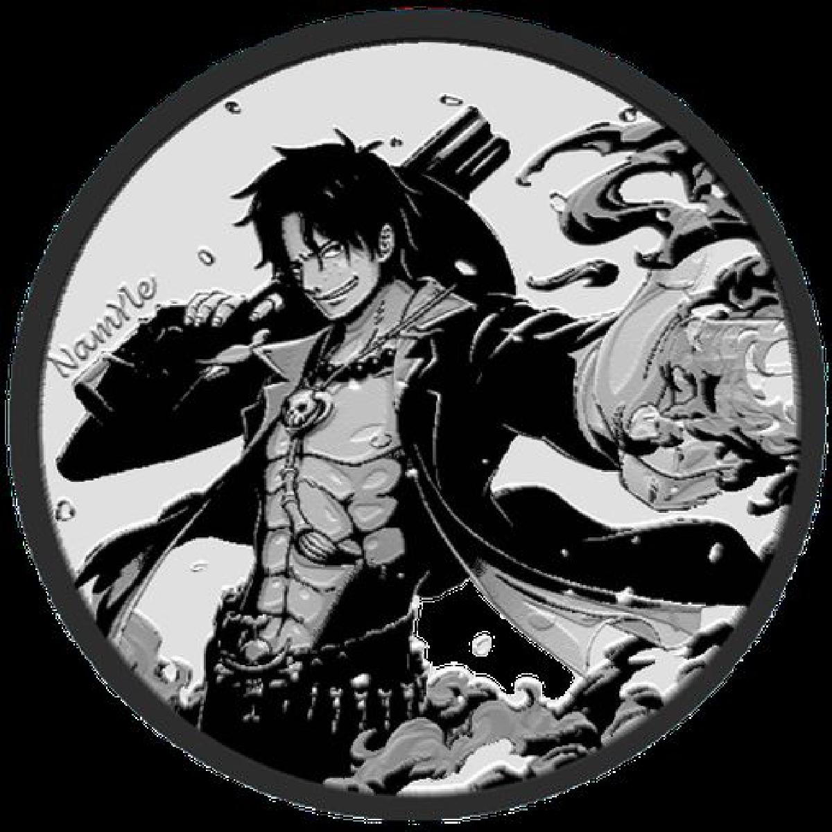 Portgas D. Ace porta copos v4