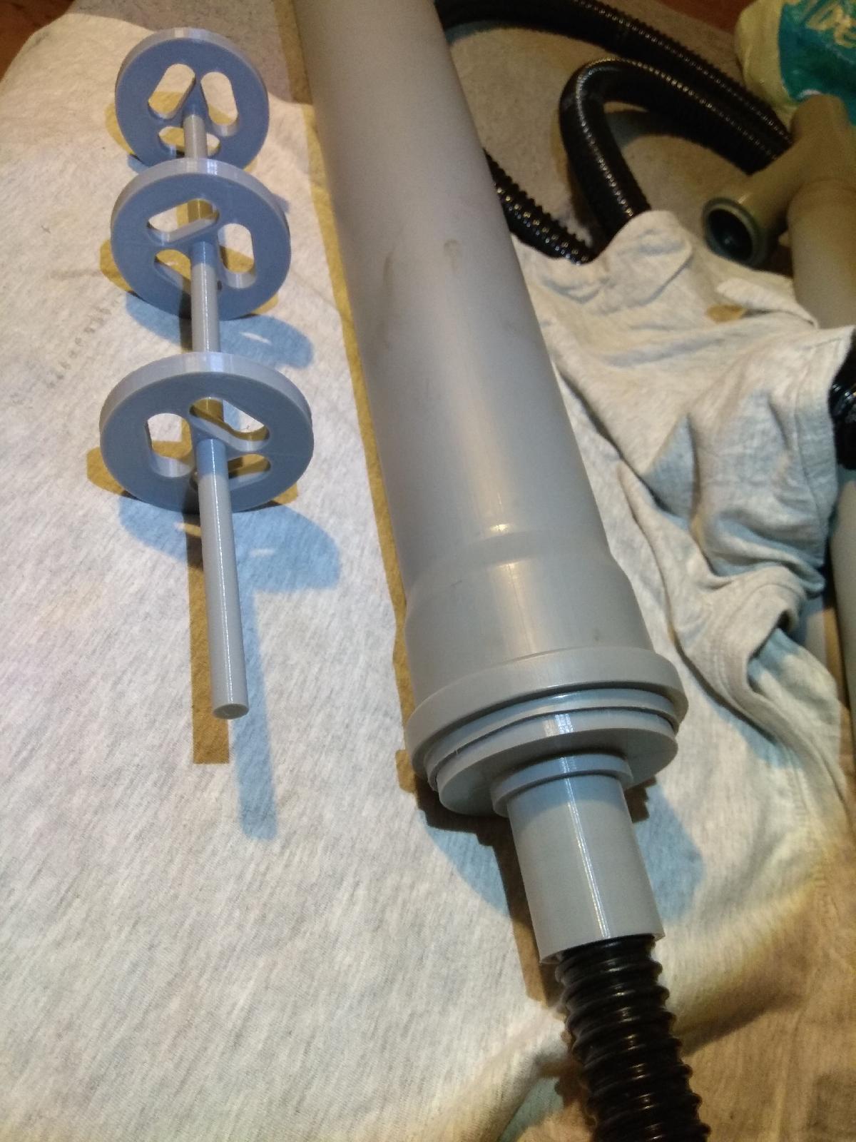 Concentrador de Ouro Flutuante para tubo DN 75 e mangueira de 25mm.