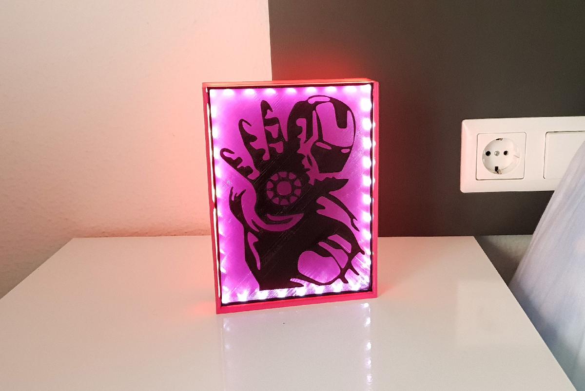 Lampada de litofania