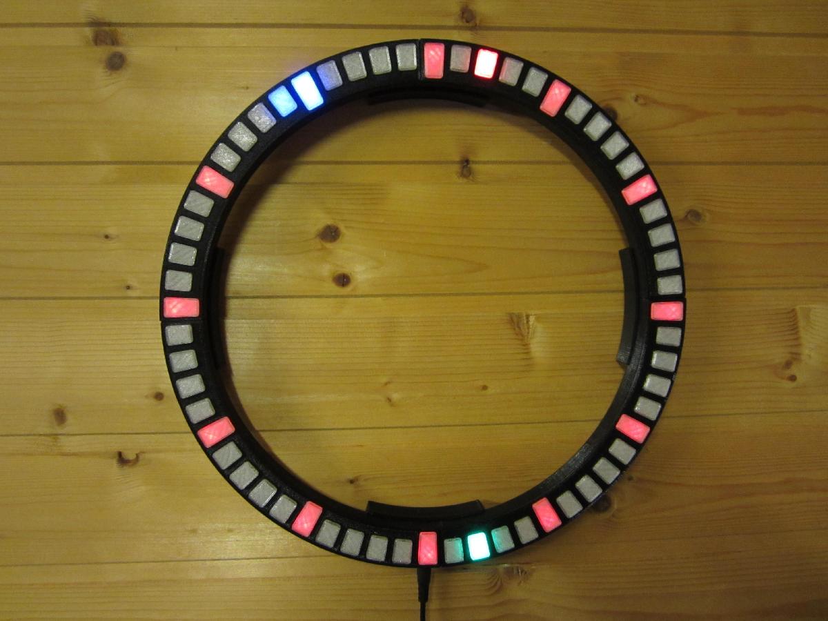 Relogio Neopixel Redondo (WS2812B)