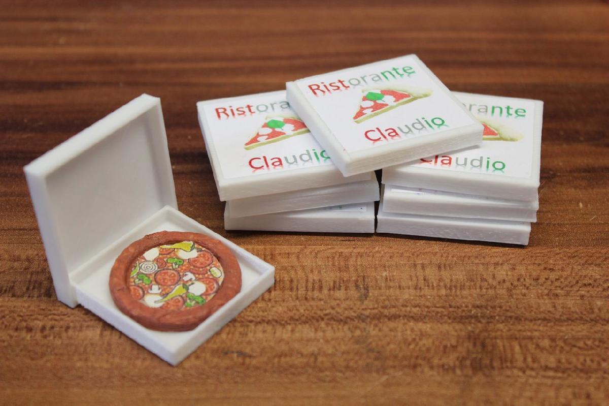 Caixa de pizza [Playfab 182003   Compativel com Playmobil] 