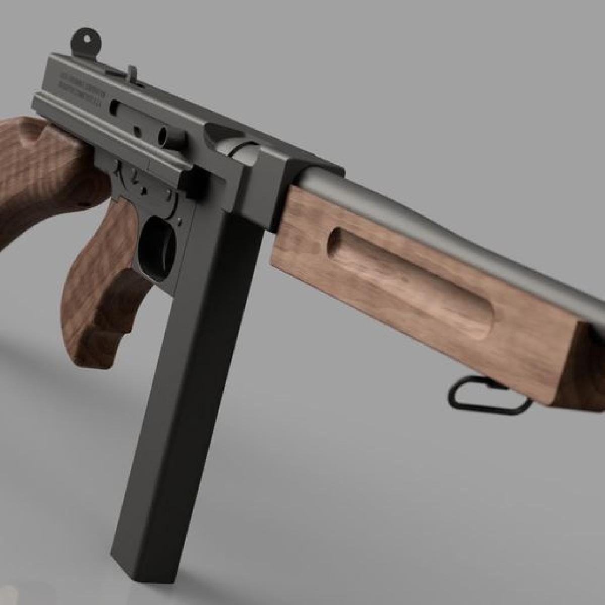 Metralhadora Thompson | Arma de Elastico | V1