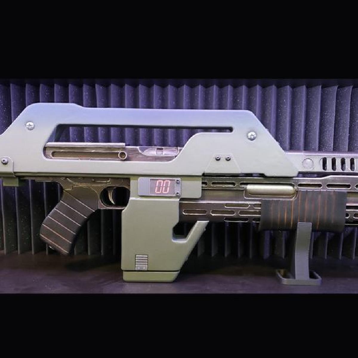 Aliens Pulse Rifle M41A   Partes Móveis! | NOVA Atualização da Espingarda|