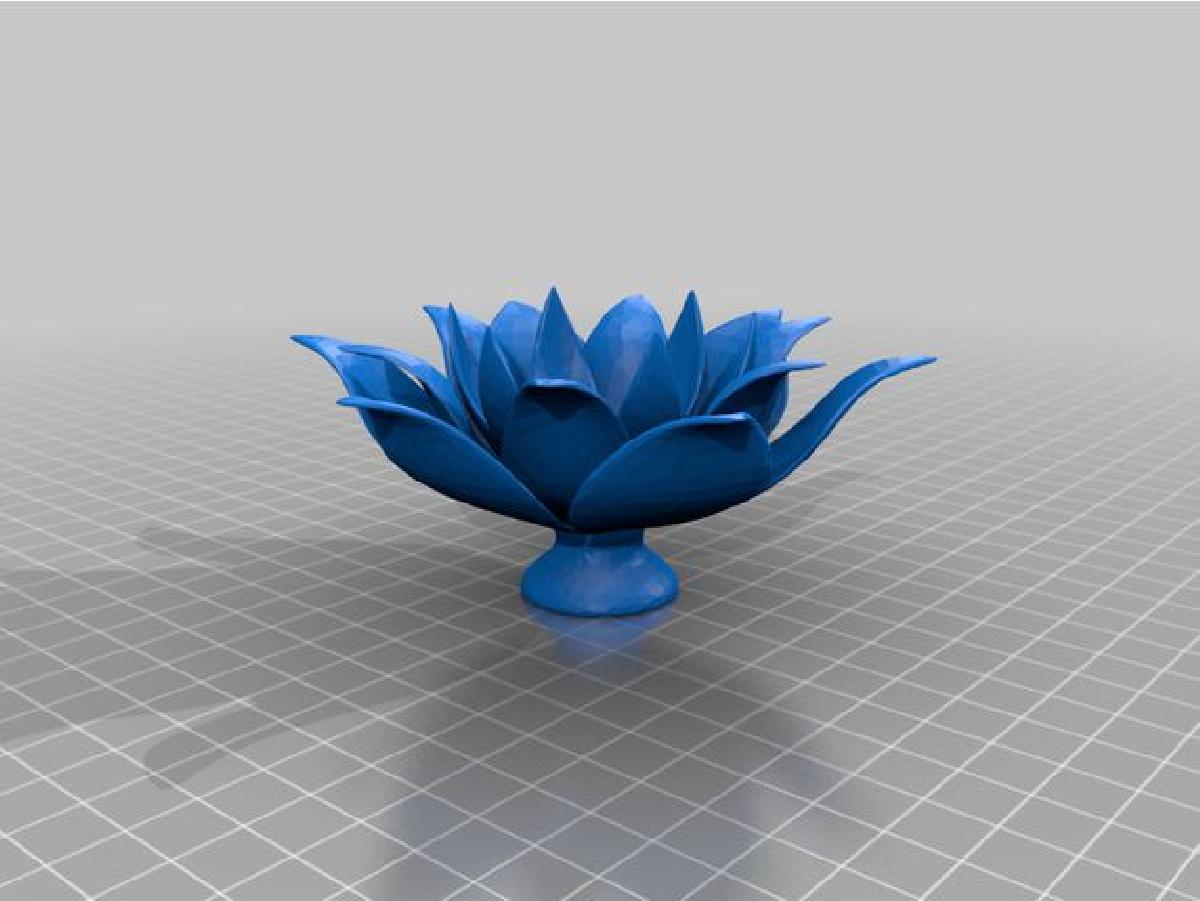 flor de loto porta vela |