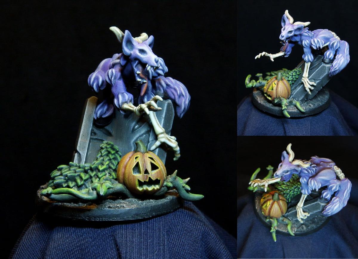 wendigo morto vivo na lapide