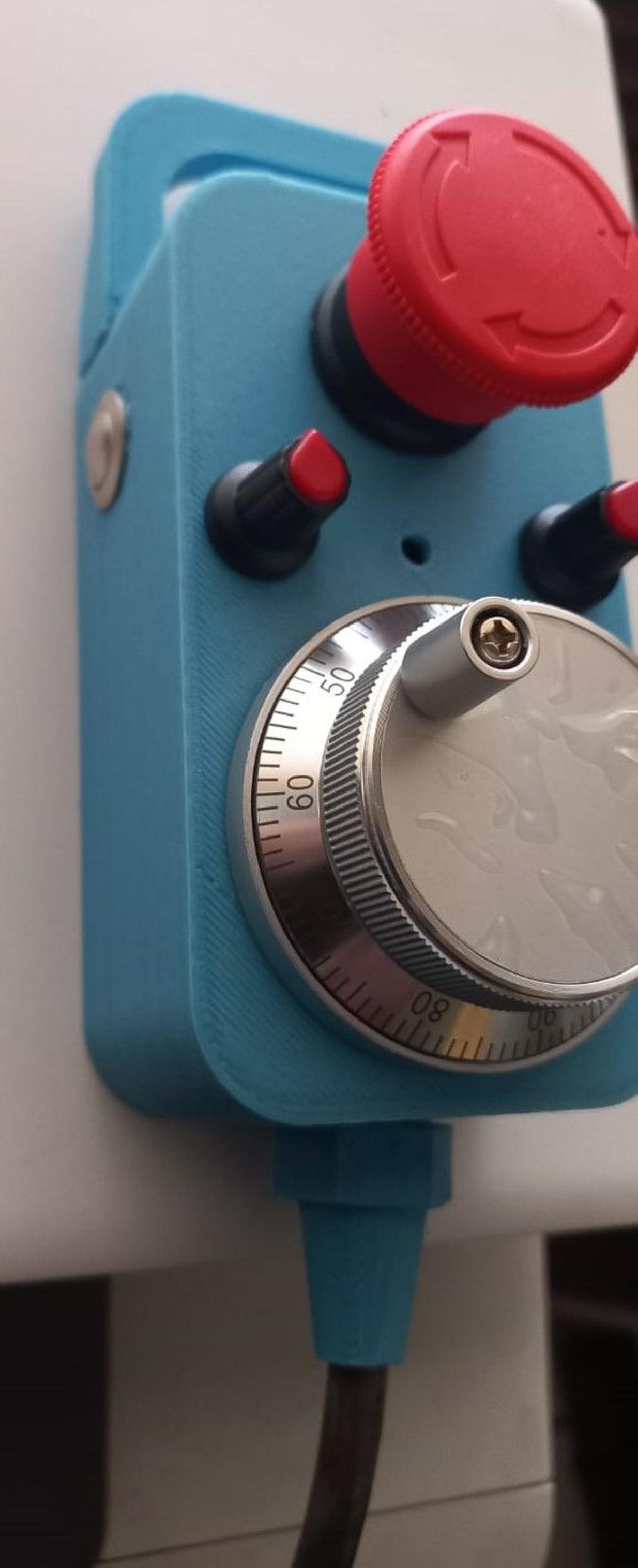 MPG de volante para controle de CNC