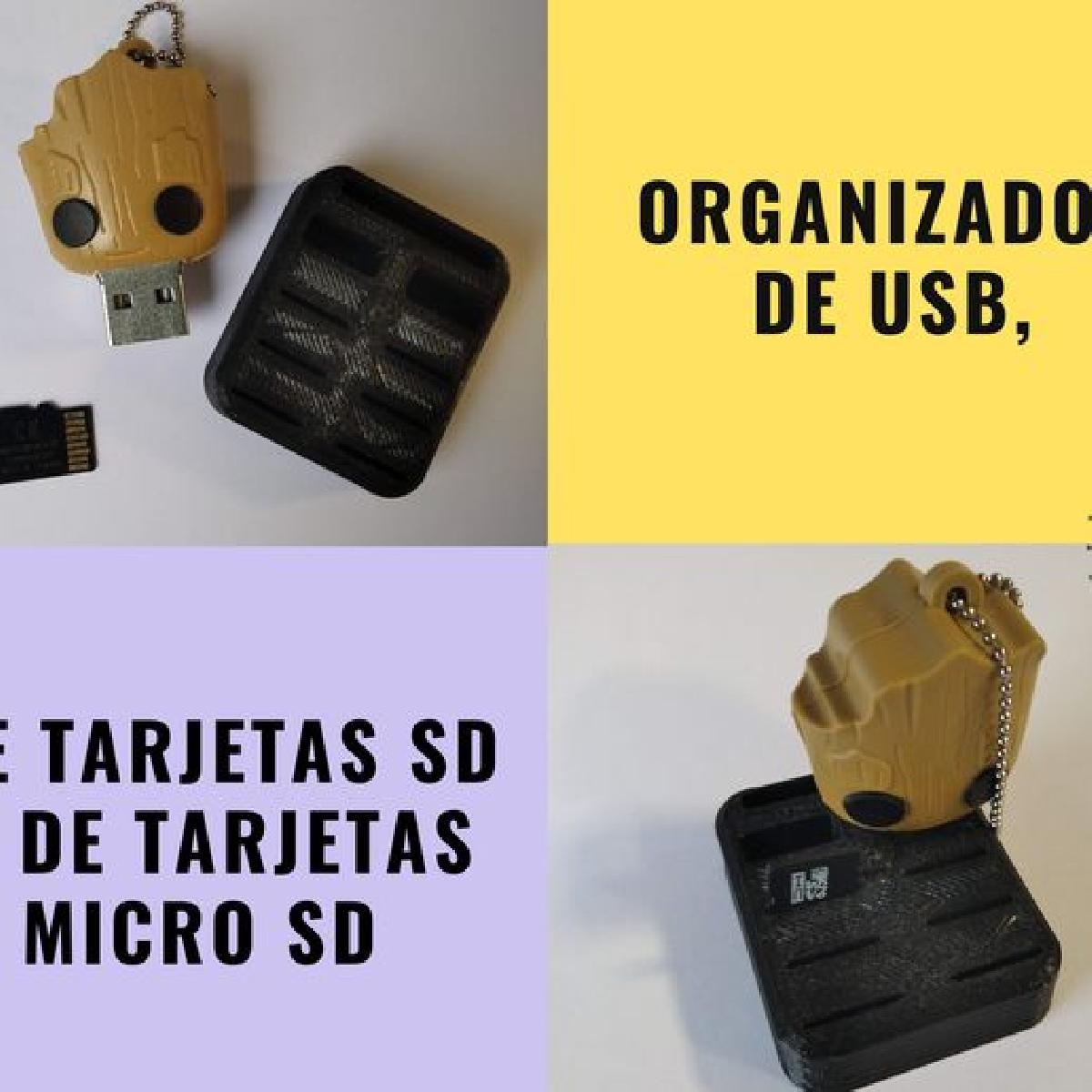 Organizador de Cartoes USB, SD e Micro SD