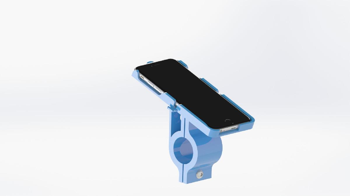 Suporte para iPhone 6 em motocicleta