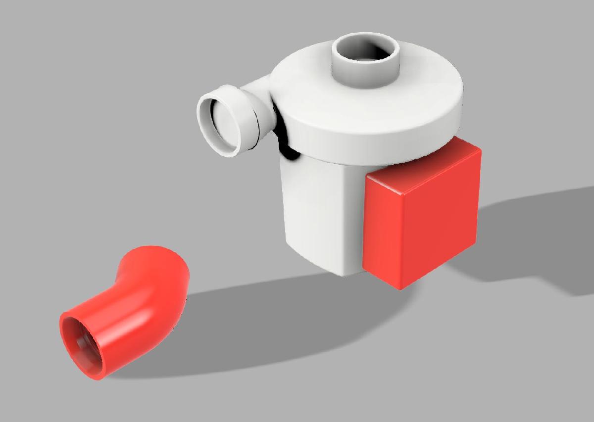 Sistema de ventilacao CPAP para impressora 3D