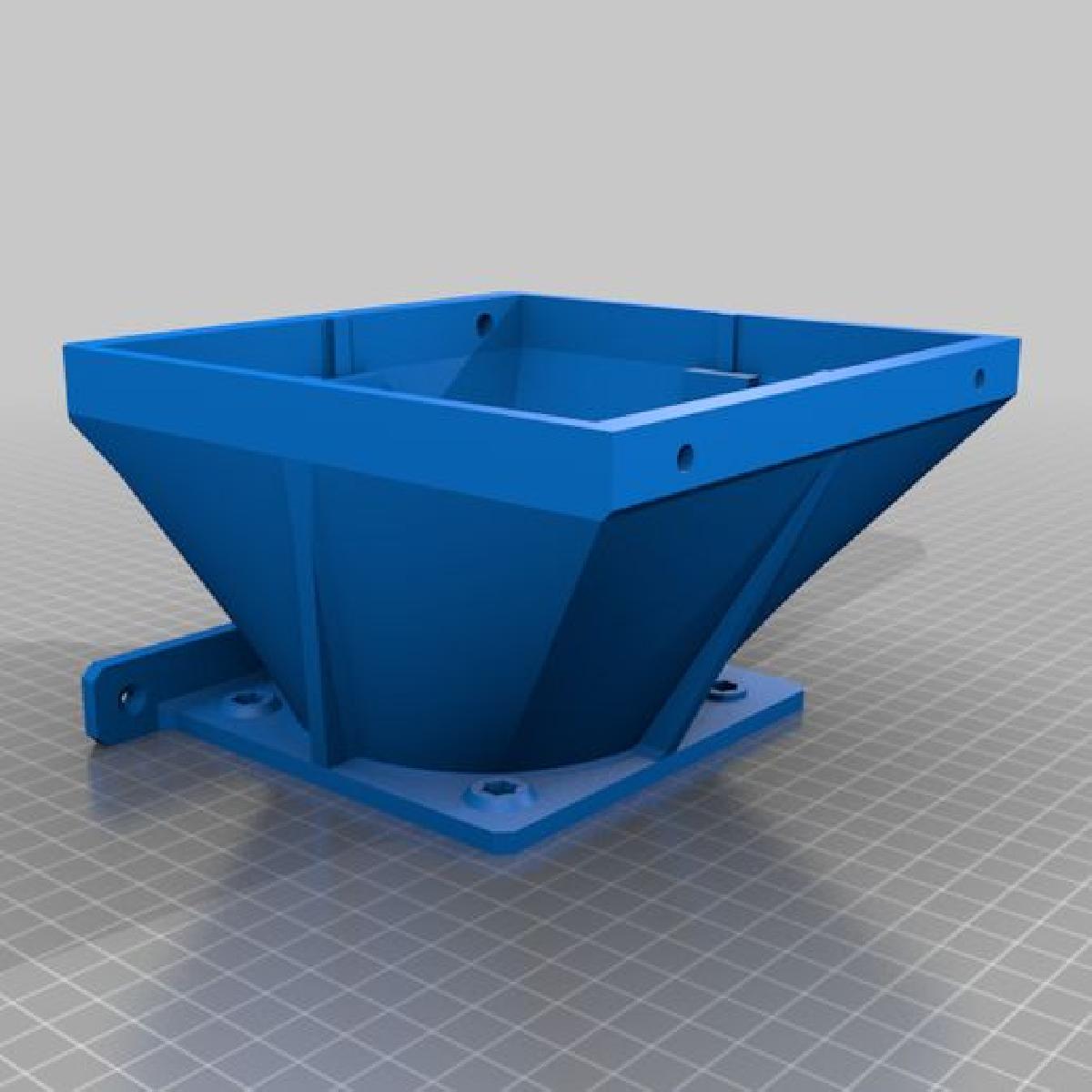 Ventilador de 90 mm para um filtro de ar de 13 cm x 13 cm.