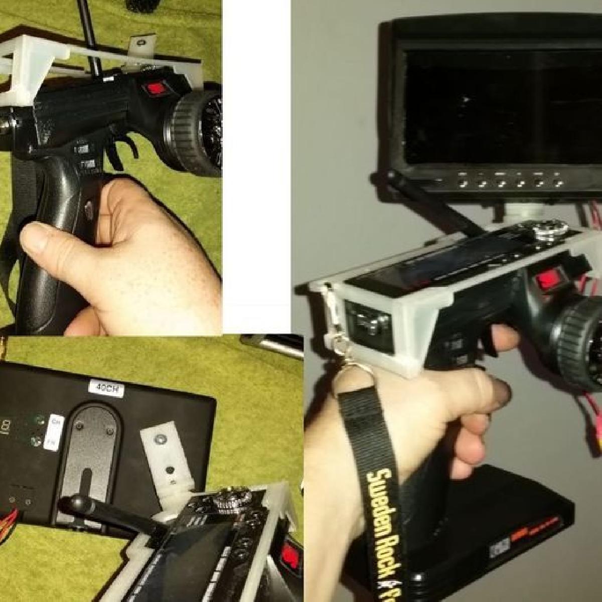 Suporte de gancho clip FS GT3B e ponto de fixacao para monitor/camera.