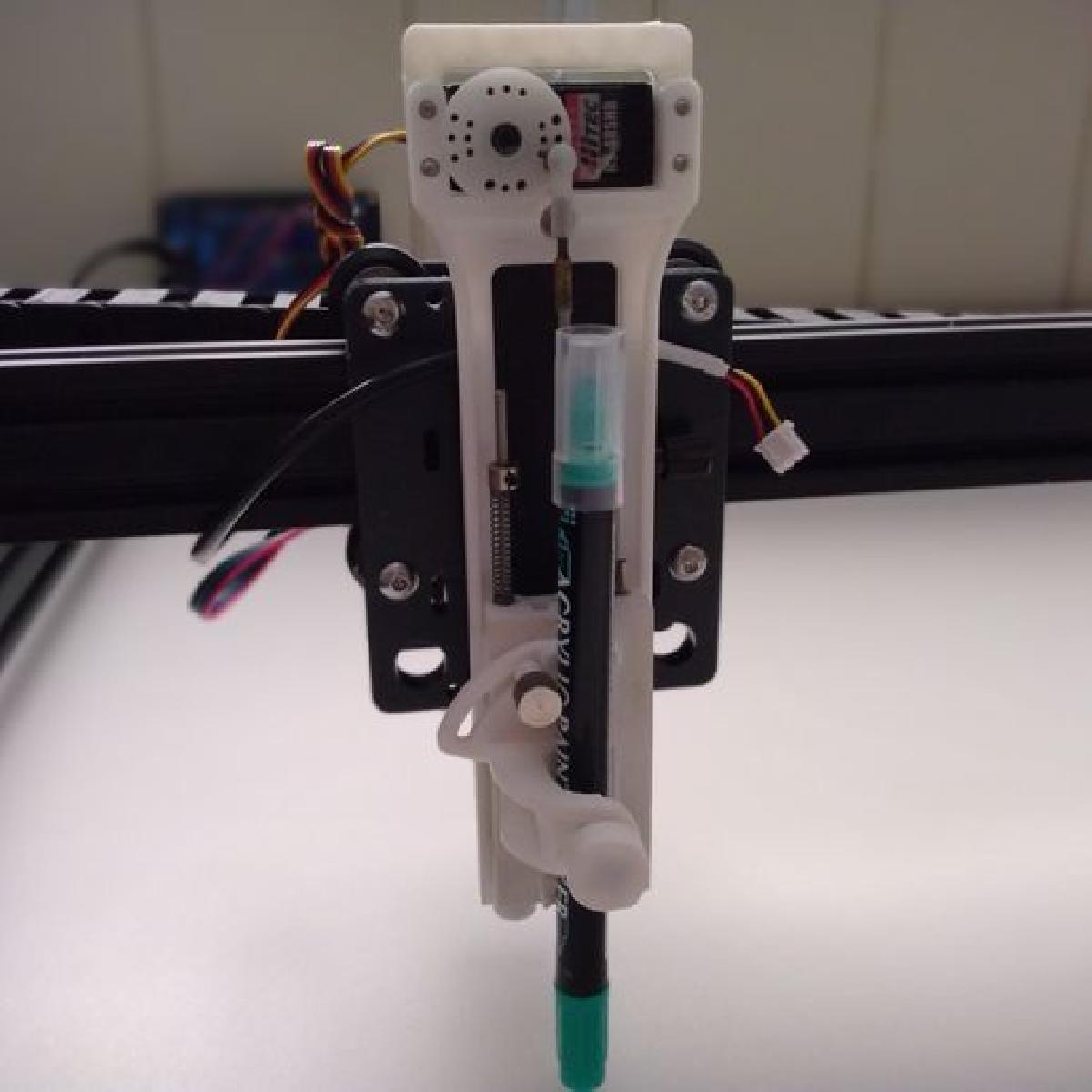Suporte de Caneta para Converter CNC Laser em Plotter de Caneta/Desenho