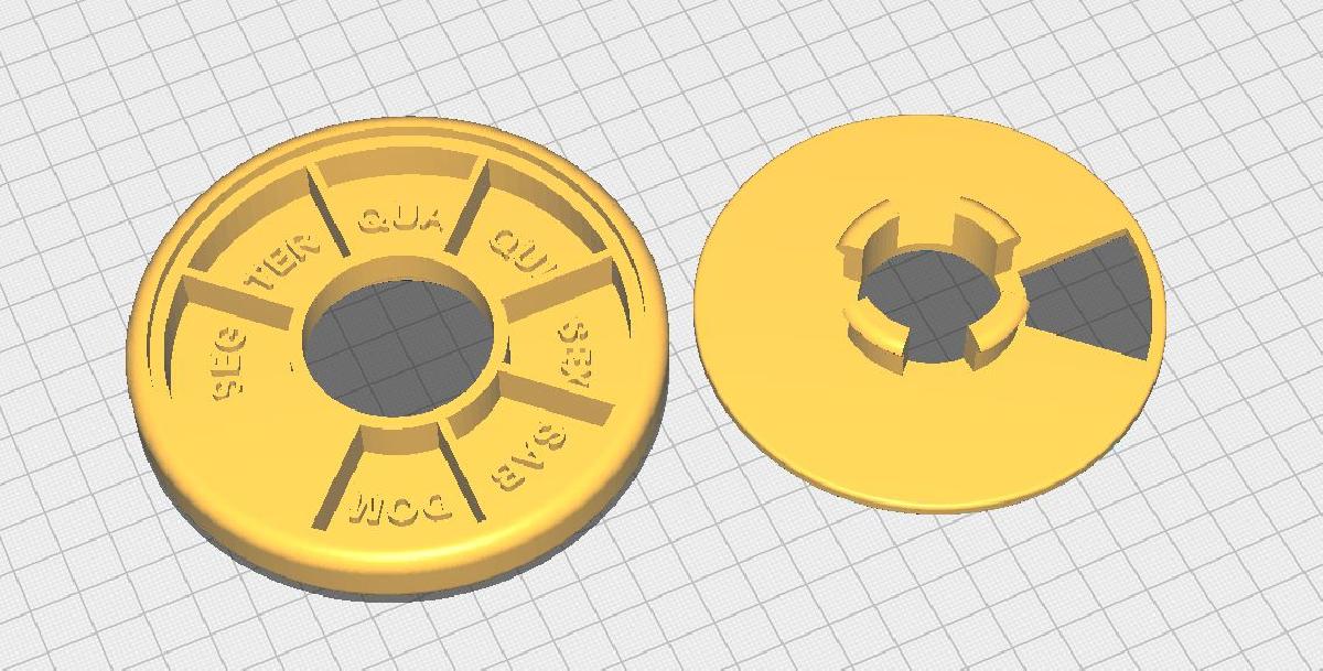 Caixa para remedios   7 dias