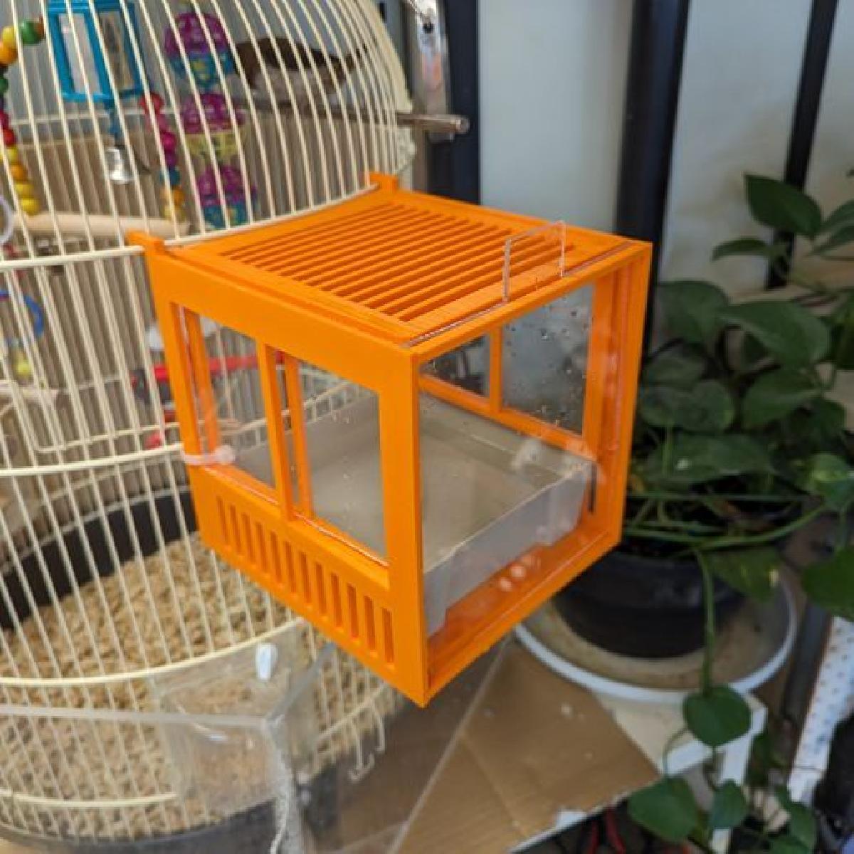 Banho para passaros pendurados (maos, canarios, calopsitas, pardais, etc.)