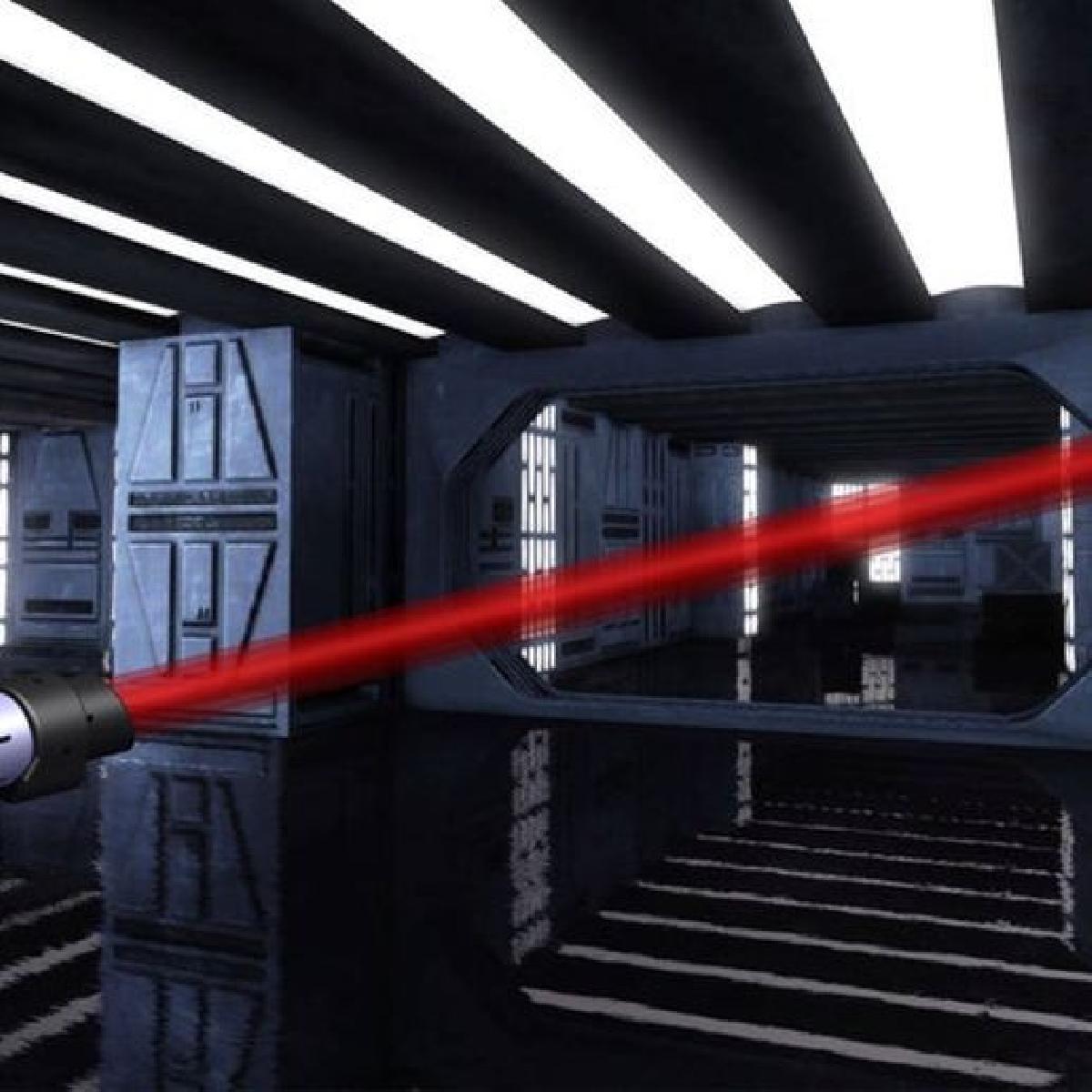 Sabre de luz do Darth Vader com luzes e sons