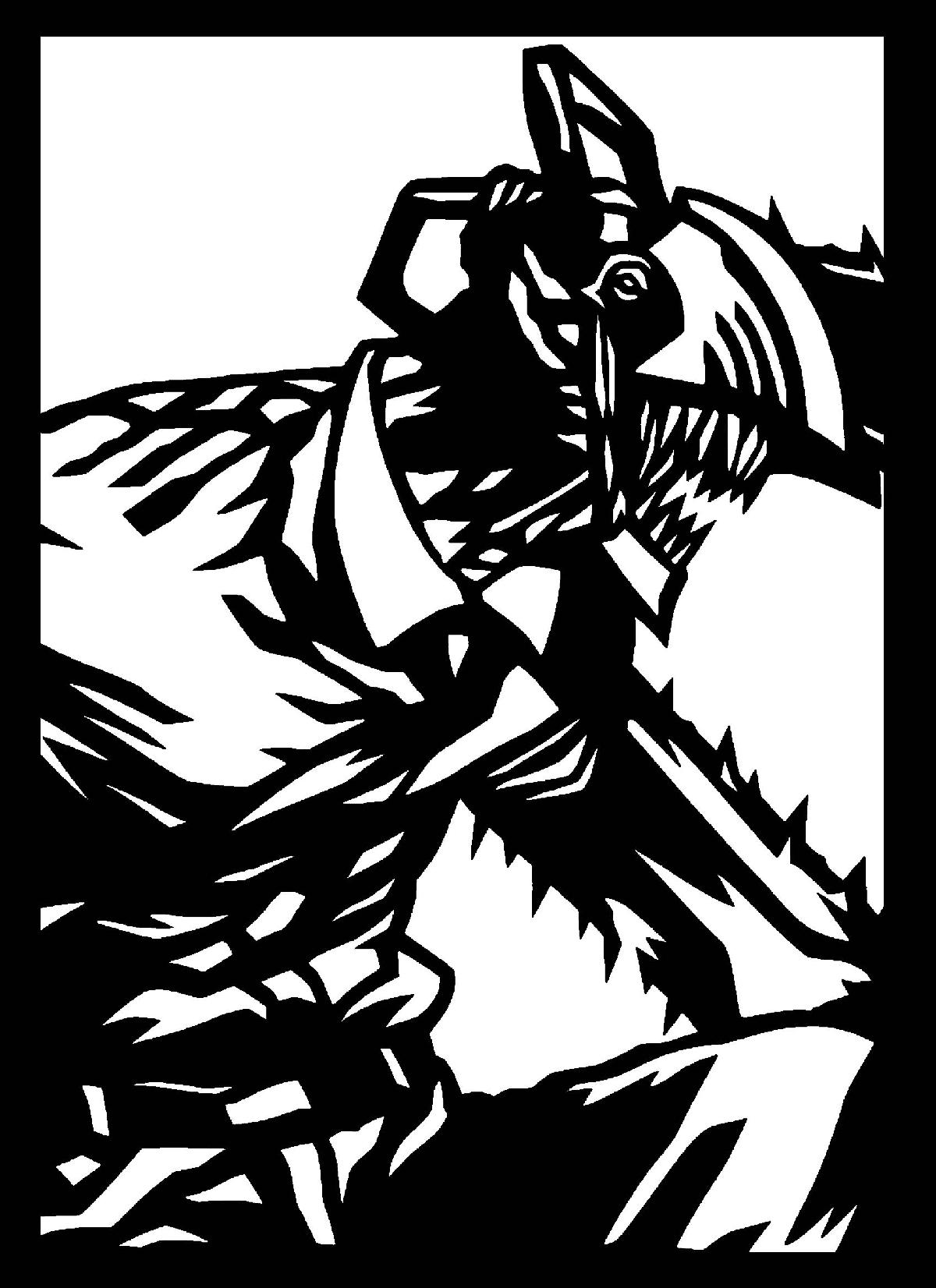 Stencil de Chainsaw Man 2