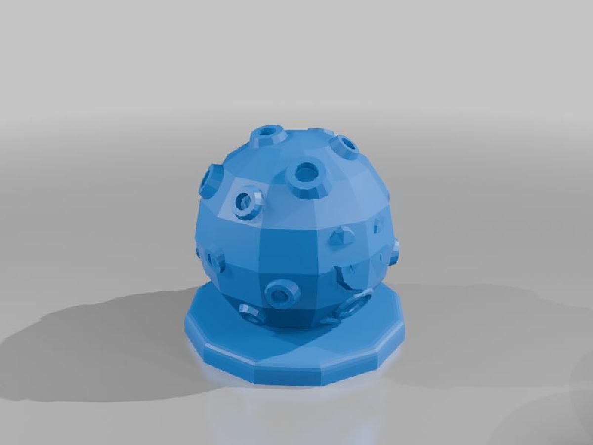 Figura de Baixa Poligonal do Pokemon Koffing 109