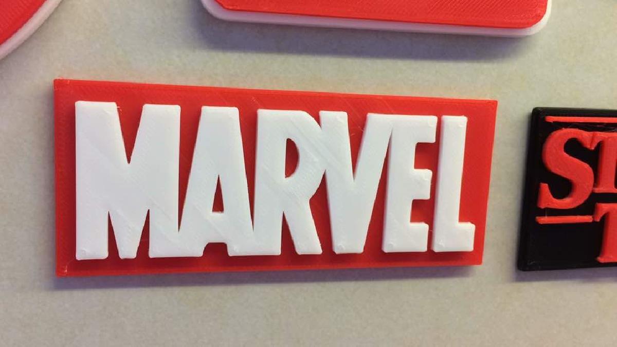 Logo da Marvel Multicolorido