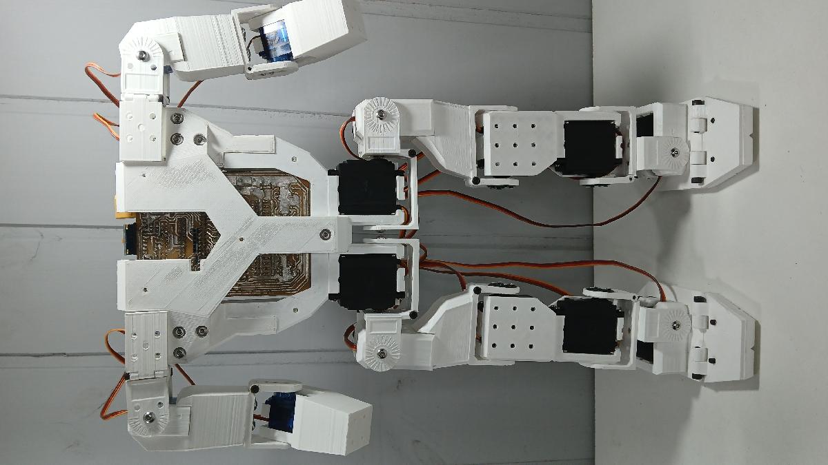 Estrutura do robo humanoide