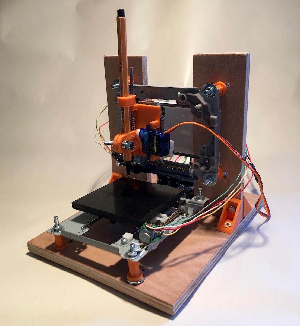 Mini Traceur Arduino   Mini Plotter CNC