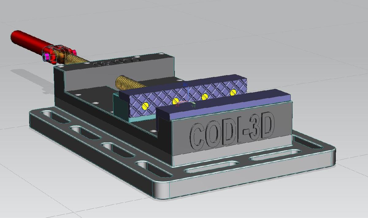 Morsa de bancada Vers.2 para fresa CNC