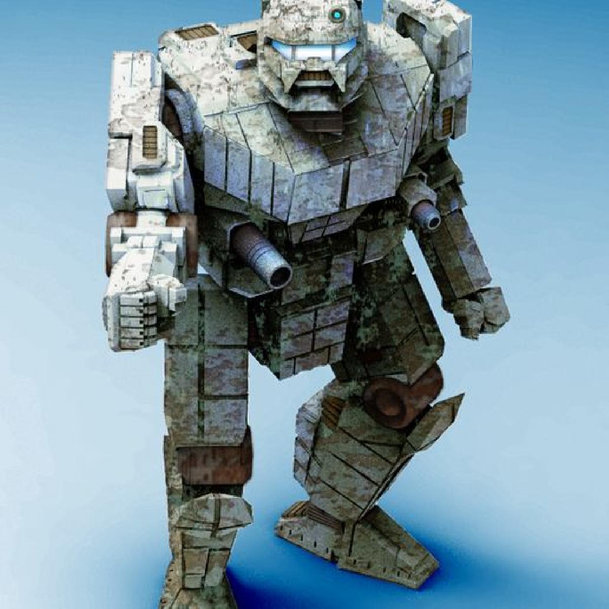 Mecha Americano Banshee 3025 TRO Pose