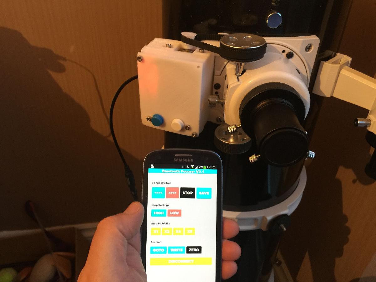 Bluetooth Skywatcher 200 Telescopio Focador Remoto