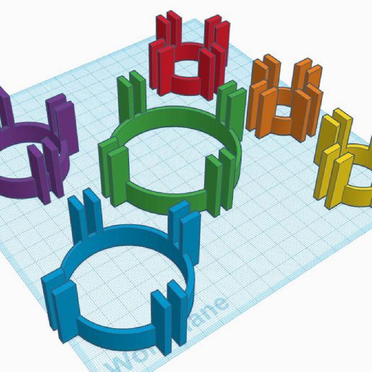 Jigs de Barbatana Rocket (4 barbatana)