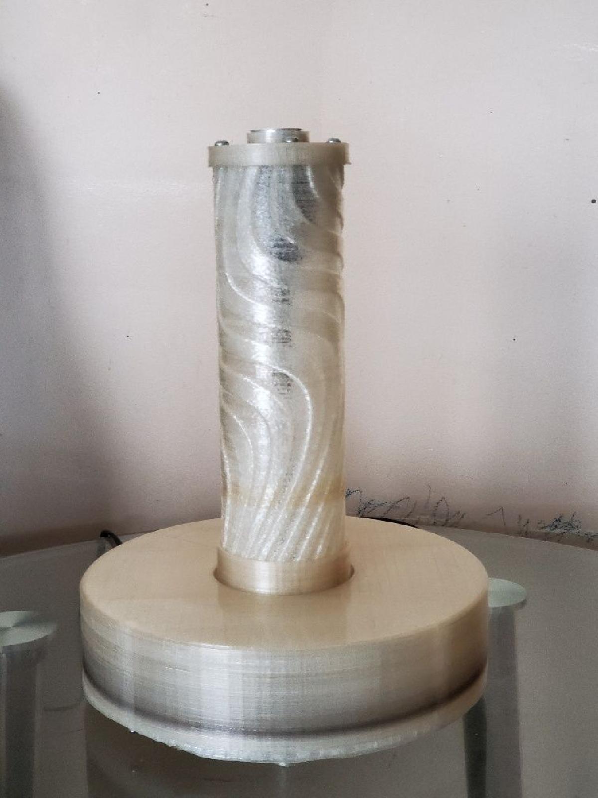Base de Lampada com Sombrinha Rotativa