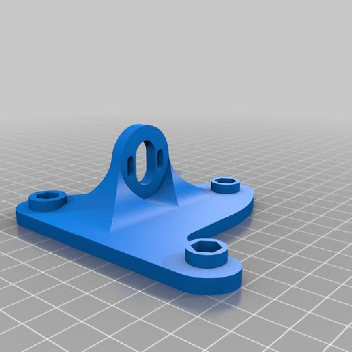 Placa de suporte de eixo Z duplo Alfawise U30 Pro / Longer LK4 / LK4 Pro