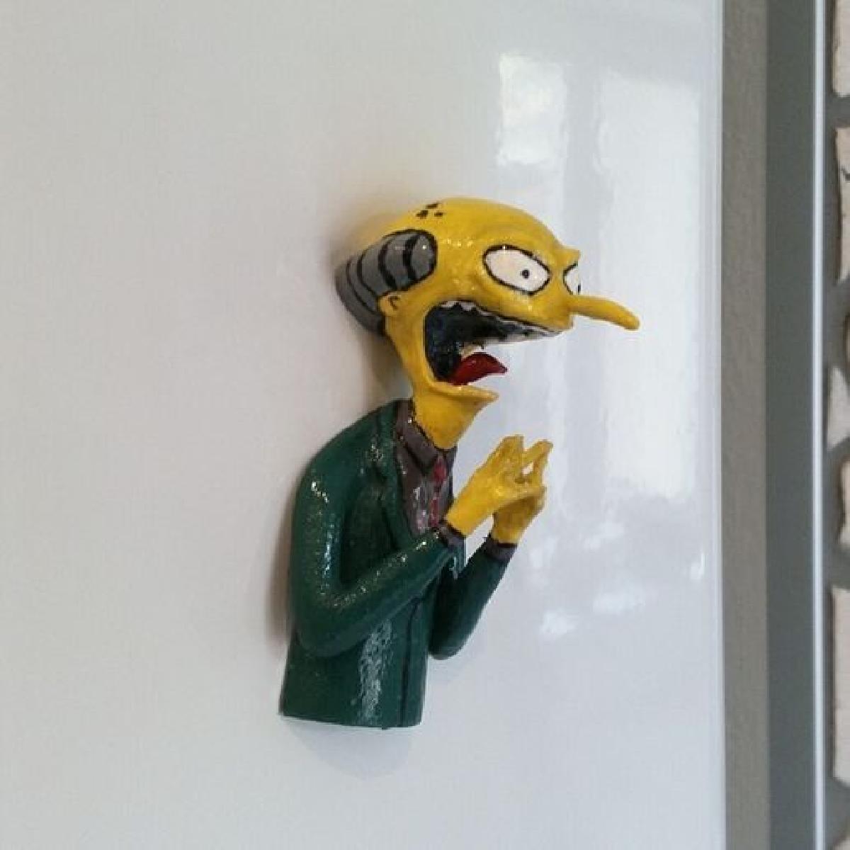 Ima de geladeira Montgomery Burns