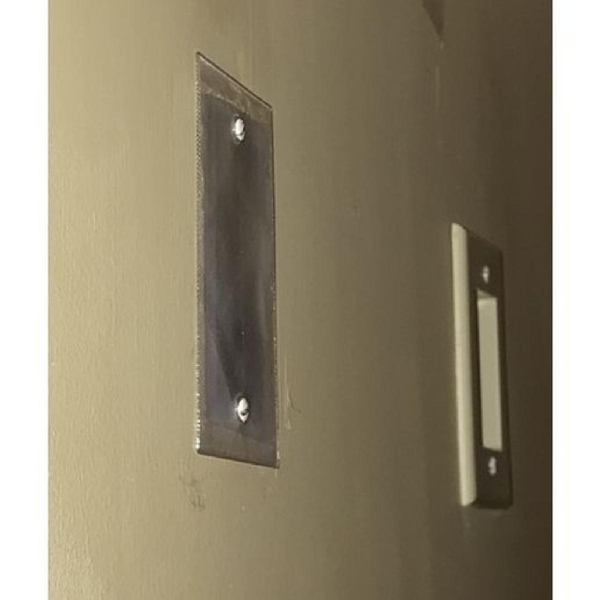 Placa Branca para Caixa Eletrica de Parede   Extremamente Fina