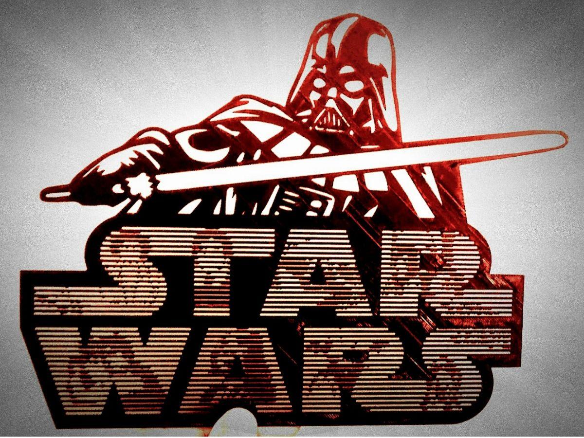 MOLDURA DO LOGOTIPO STAR WARS