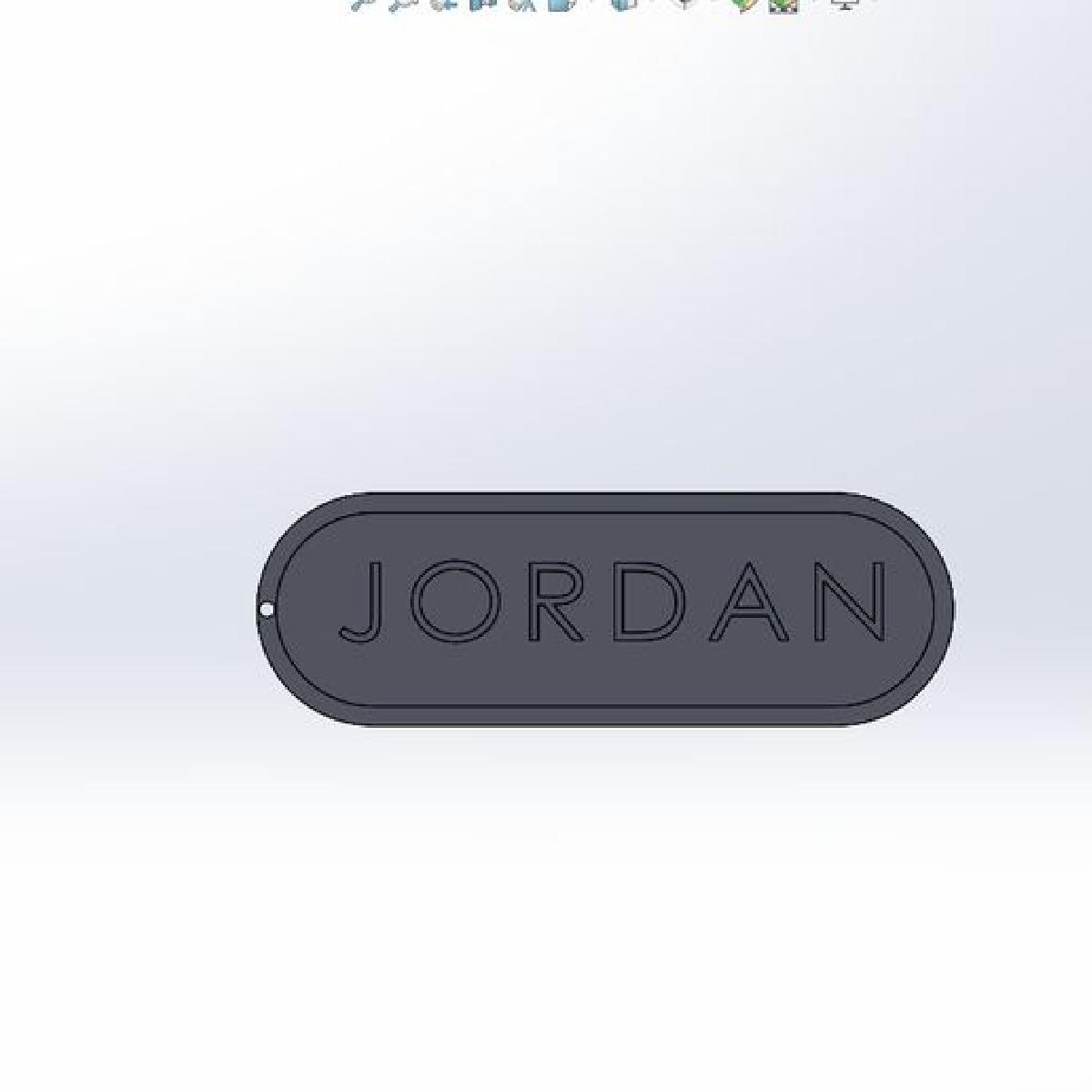 TAGS DE NOME JORDAM