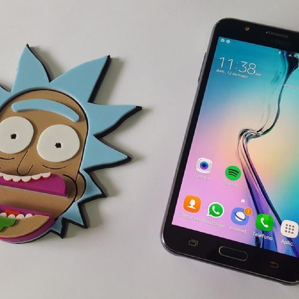 Suporte Celular com imagem de RICK