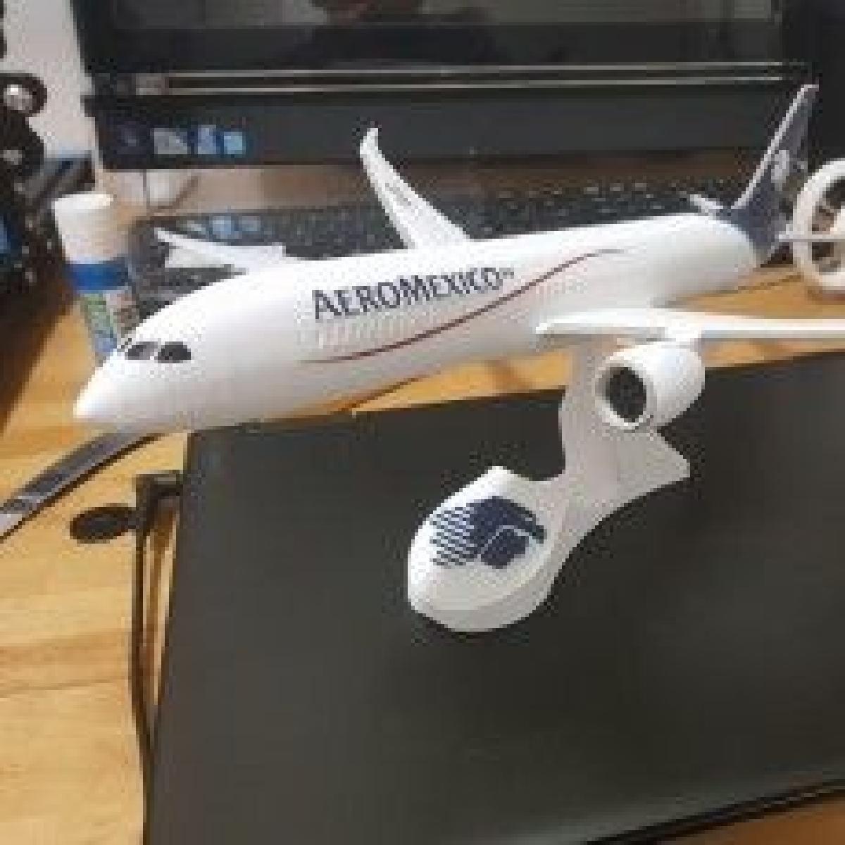 787 9 MODELO DE AVIÃO SNAP FIT
