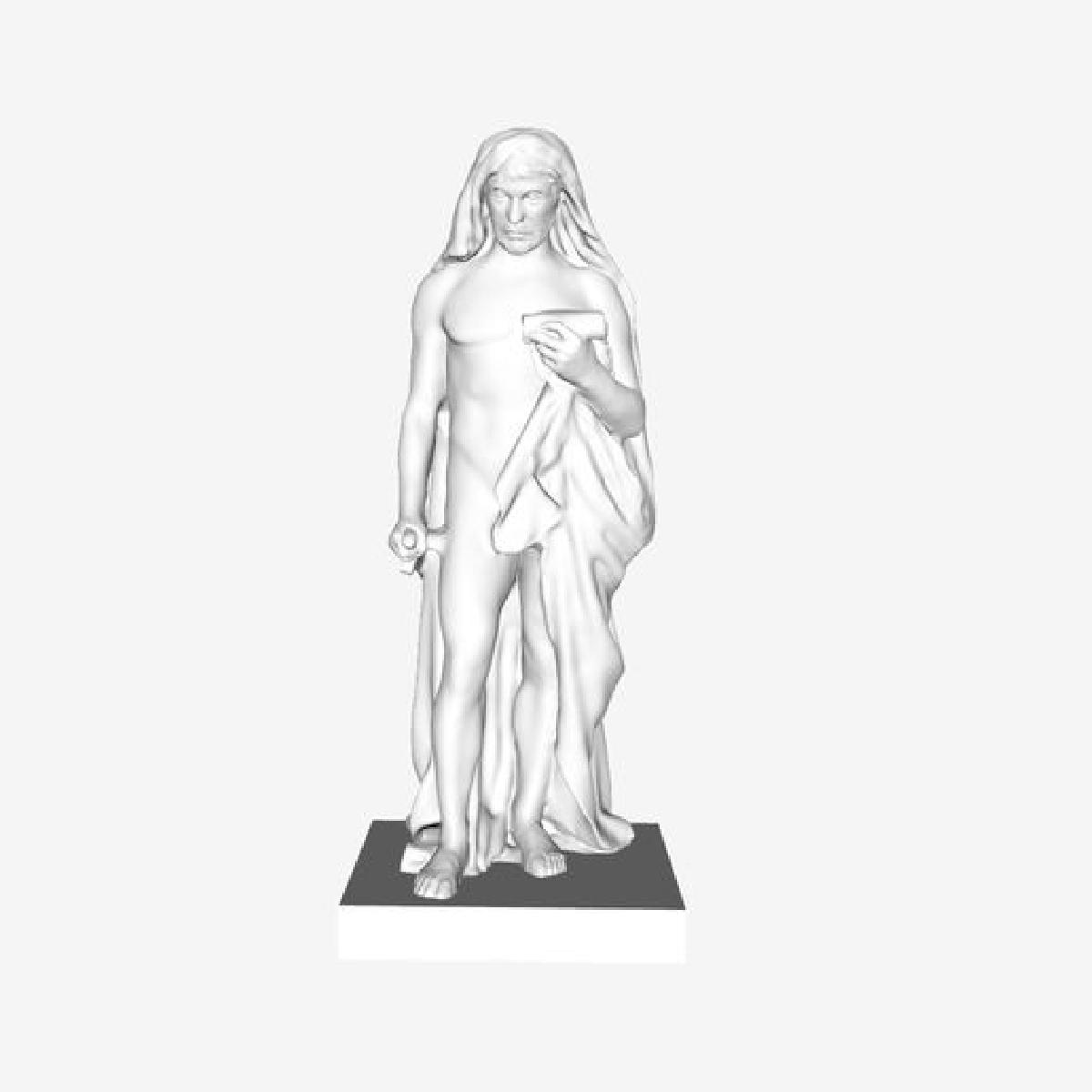 Cato, o Jovem, lendo o Fedon antes de se matar no Louvre, Paris.